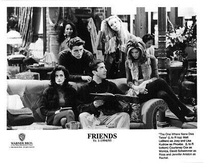 Friends David Schwimmer Jennifer Aniston Matt Le Blanc Courtney Cox cast Photo