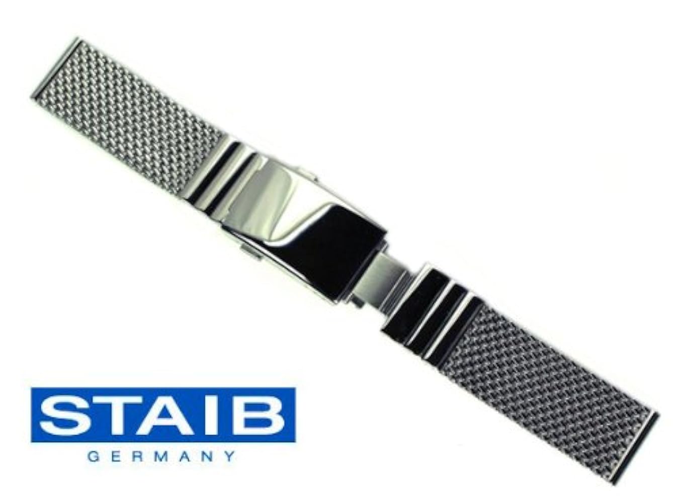 HERMANN STAIB プッシュ式Dバックル 18mm メッシュブレスレット Amazon.co.jp: [HERMANN STAIB] ドイツ製 プッシュ式Dバックル