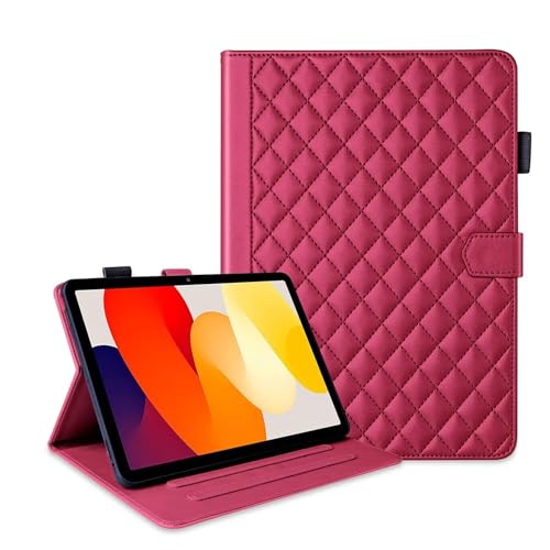 Funda Xiaomi Redmi Pad SE 11 carcasa magnética con soporte y auto reposo roja