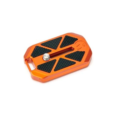 3 Legged Thing QR7 Wide Quick Release Plate - Arca-Swiss Compatible Quick Release Plate for Camera Stability (Copper Orange) Cover