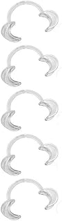 IVYRISE 5 PCS Mouthpieces Retractor, Mouth Opener for Speak Out Loud Games C-Shape Dental Tool Cheek Retractor Party Game Toys, Size S/M/L for Selection