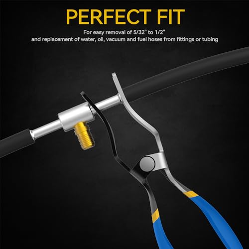 Renekton Conjunto de alicates de braçadeira de mangueira, braçadeira de mangueira de longo alcance d