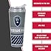 Rico Industries NCAA Old Dominion Monarchs Standard 24oz Personalized Tumbler W/Hinged Lid - Team Colored Travel Tumbler - Keeps Drinks Cold or Hot