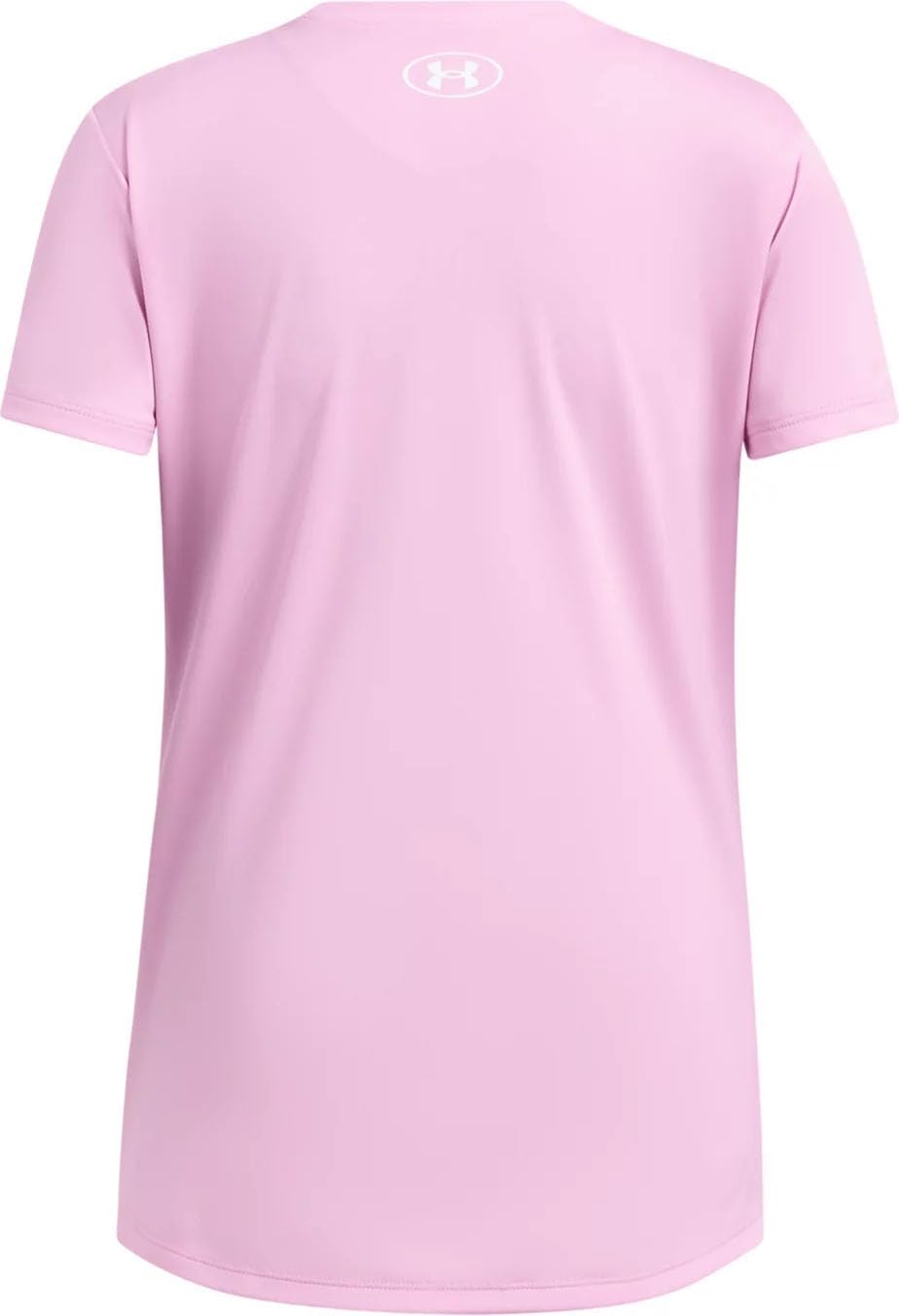Under Armour Girls Tech Block Logo Short Sleeve T Shirt - Image 2
