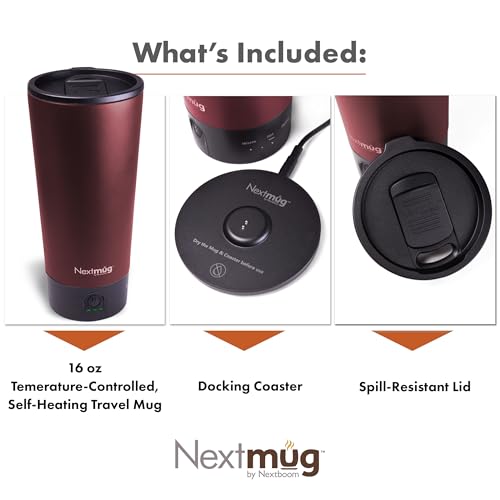 Nextmug Go Self-Heating Travel Mug