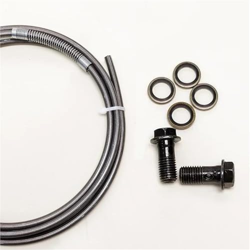 Flexible de frein tressé 250cm pour résoudre le manque de pression moto M8 - 7