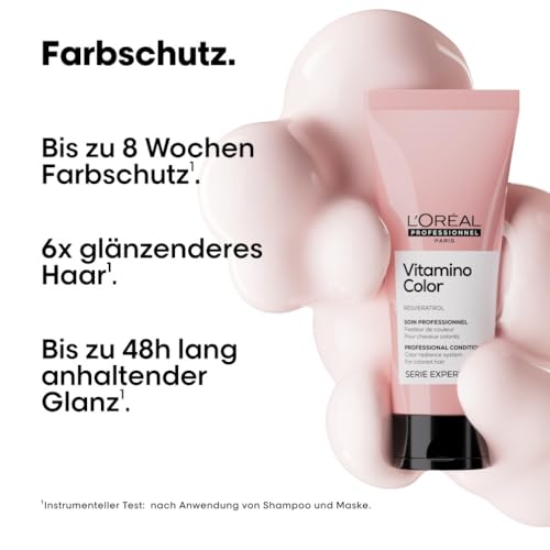 L'Oréal Professionnel | Farberhaltende Spülung für coloriertes Haar, Mit Resveratrol, Serie Expert, Vitamino Color Conditioner, 200 ml