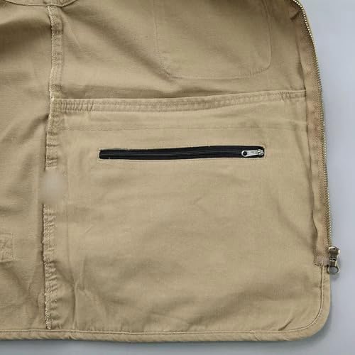 Chaleco de algodón para hombre casual ideal para excursiones y pesca en verano 6