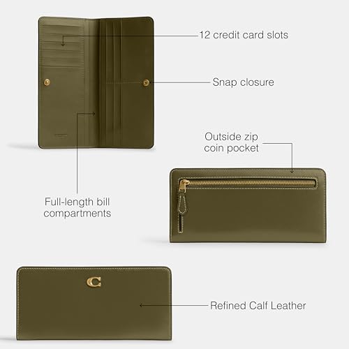 Coach Women's Essential Slim Wallet, B4/Olive3