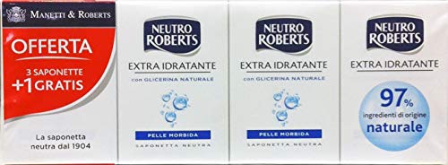 18 x NEUTRO ROBERTS Saponetta Classica 4 Pezzi 400...