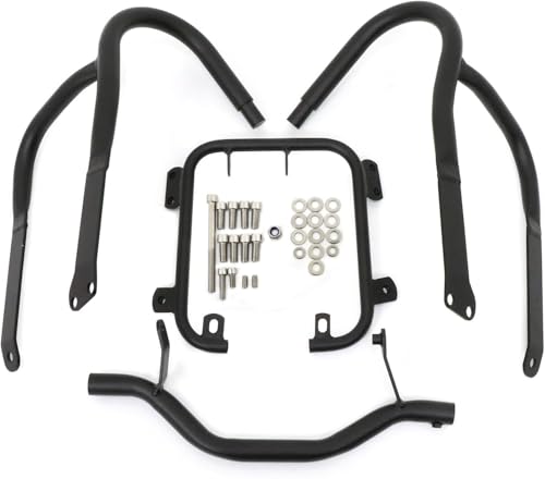 バイク用クラッシュバー オートバイ用用のエンジンガード ハイウェイクラッシュバー バンパー 燃料用のタンクプロテクター 用のBMW R1200RT R 1200 RT 2004-2012用(Front balck)