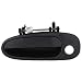 OCPTY Door Handle Exterior Front Driver Left Side Replacement fit 1993-1997 Geo Prizm Toyota Corolla Outside Door Handle Black