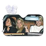 SLAD Lindsay Britney Paris Universal Car Sunshade Windshield, Car Sun Shade Keep Your Vehicle Cool,...