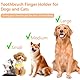 Hundezahnbürste, Fingerling Wiederverwendbar aus Baumwolle Pet Finger Zahnbürste für Hunde Fingerlinge Hunde Zahnpflege Anti-Plaque Finger Zahnbürste für Haustiere (8 Stück)