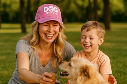 Image of Dog Lover Hat for Men Women, Dog Owner Gift Baseball Cap | Everyday Casual Style, Premium Embroidery, Breathable Cotton Fabric, One Size Adjustable Fit