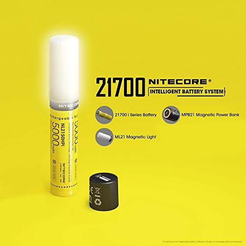 image for NITECORE MPB Modular Mini Rechargeable Lantern Flashlight, with 5000mA