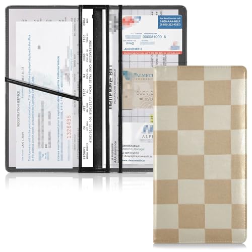 Organizador de carro cuero rectangular miniatura 2