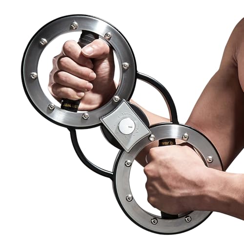 Spinning Burn Rotator Machine Resistance Adjustable Forearm Strengthener Arm & Shoulder Exerciser Forearm Trainer Home Gym for Boxing and Strength Trainer
