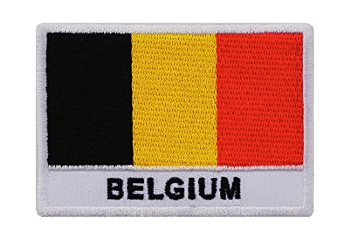 Écusson Belgique brodé thermocollant Europe