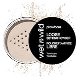 Wet n Wild Photo Focus Loose Setting Powder, Cipria in Polvere Libera Trasparente, Opacizzante e Fissante, Finish Semi Matte, Assorbe il Sebo in Eccesso e Fissa il Make-up, 20g