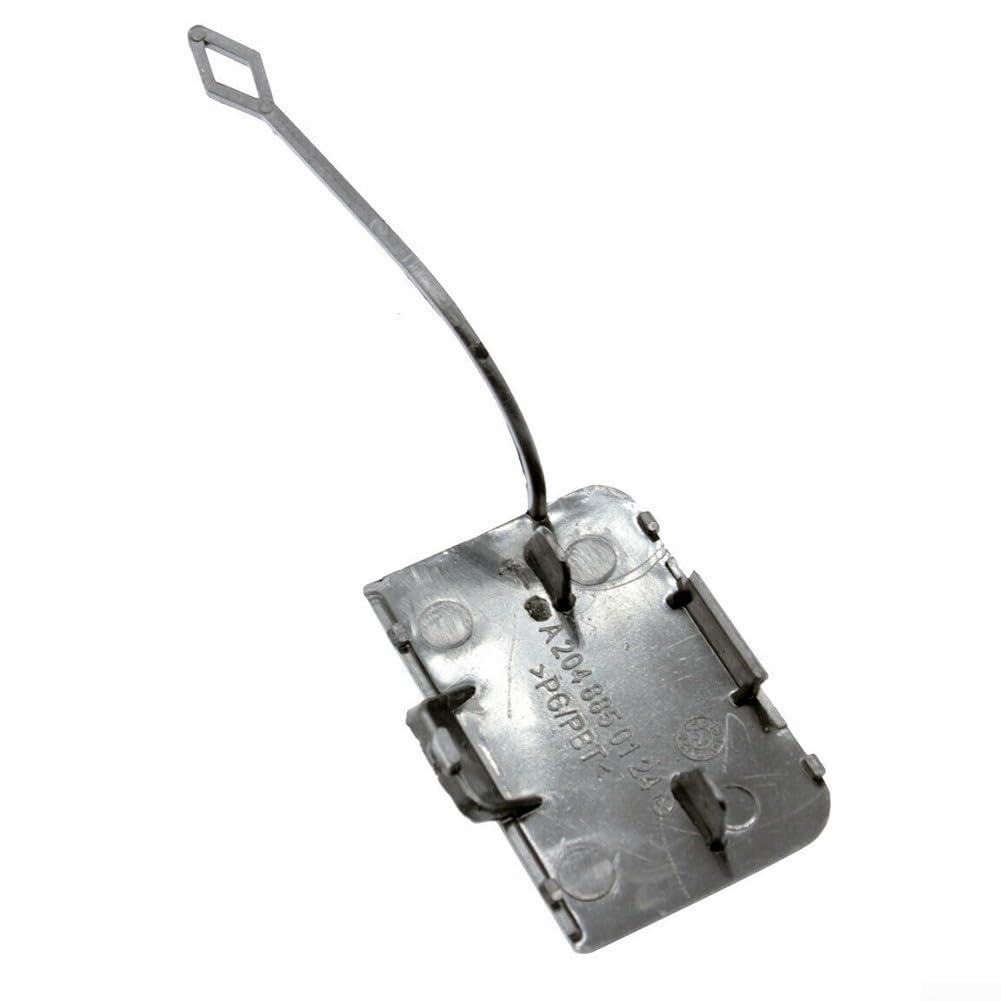 Tapa de repuesto para gancho de remolque de parachoques delantero para Mercedes Clase C W204 C200 C230 C250 C280 C300 C350 y C63 2007-2011 compatible con número de pieza OEM 204 885 01 24