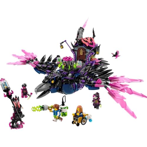 Image of LEGO DREAMZzz Midnight Crow of the Witch Never with Animals and Toy House Convertible to Spider and Bird Figure, Gift for Boys and Girls 9 Years and Older, Fantasy Creative Play 71478