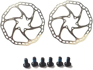 CATAZER Super-light Bicycle Hydraulic Disc Brake Rotors MTB Road Racing Bike Brake Disc Rotors 160mm 44mm 6 Bolts 1 Pair