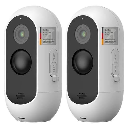 PetTec® Cam Free 2er Set - Haustierkamera