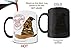 Morphing Mugs Harry Potter - Gryffindor - Hogwarts Sorting Hat Quote - One 11 oz Color Changing Heat Sensitive Ceramic Mug – Image Revealed When HOT Liquid Is Added!