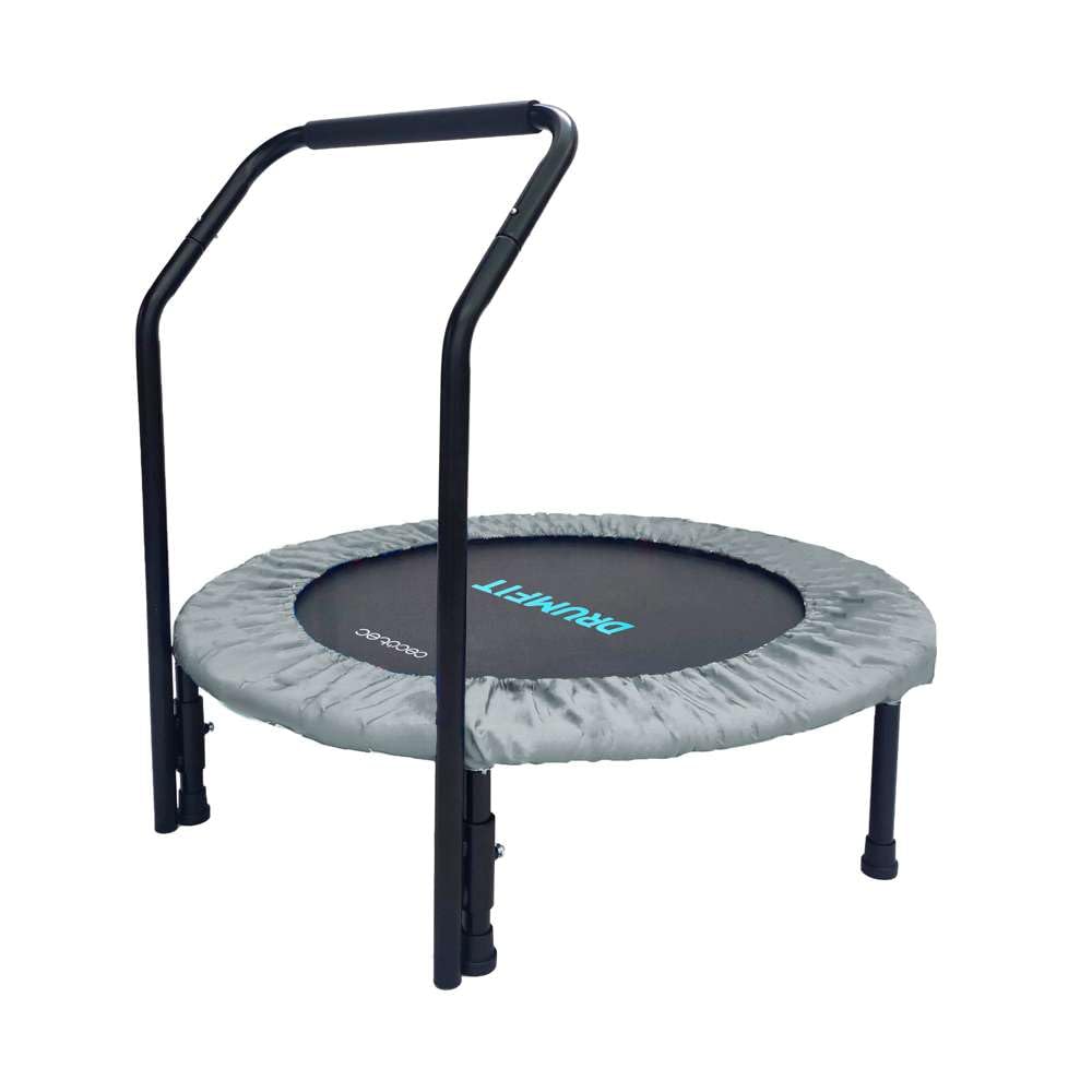 Cecotec Trampolín de Fitness Adultos Ø 92-127cm Desmontable y Plegable Drumfit Jump. Cama Elástica de 92 y 127cm, Base de 6-7 Patas, Peso Máximo 100Kg