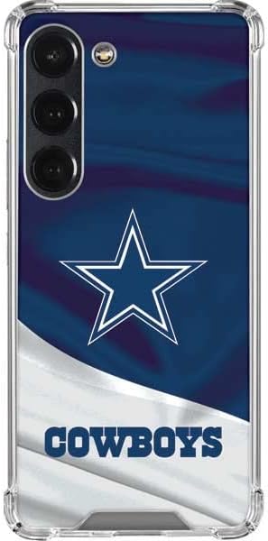 Skinit Clear Phone Case Compatible with Galaxy S23 - Officially Licensed NFL Dallas Cowboys Design