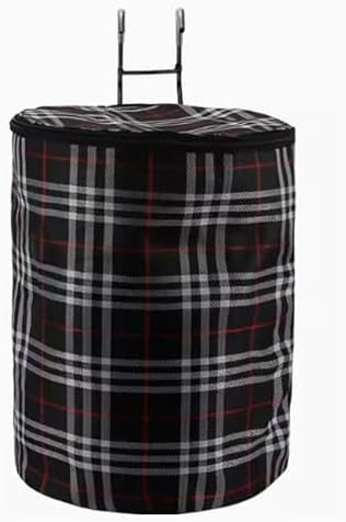 Multifunctional Dog Bag, Waterproof Canvas Pet Carrier, Folding Front Basket with Lid, Ideal for Skateboard & Electric Bike, 20kg Load Capacity, Black