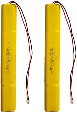 9.6V 900mAh Exit Sign Emergency Light Battery Compatible with BBAT0043A BAT9.6V700 BBAT0044A BAA-96 Unitech ELB-B003 ELBB003 Lithonia ELB-B004 ELBB004 OSI OSA228 DANTONA CUSTOM-306-U (2 Pack) image 5