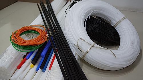 Image of PP 3 MM WHITE WELDING RODS inch60 METER ROLL inch II WELD WITH HOT AIR GUN ANY HDPE ARTICALS II