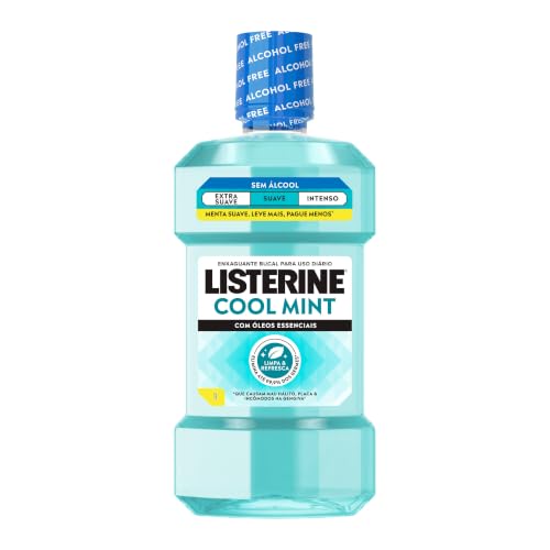 Listerine Enxaguante Bucal Cool Mint Sem Álcool, 1L