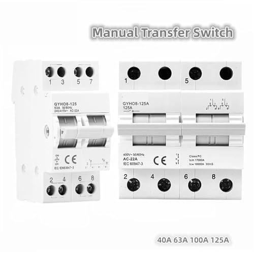 Interrupteur d'isolation transfert manuel MTS commutateur double alimentation - 2