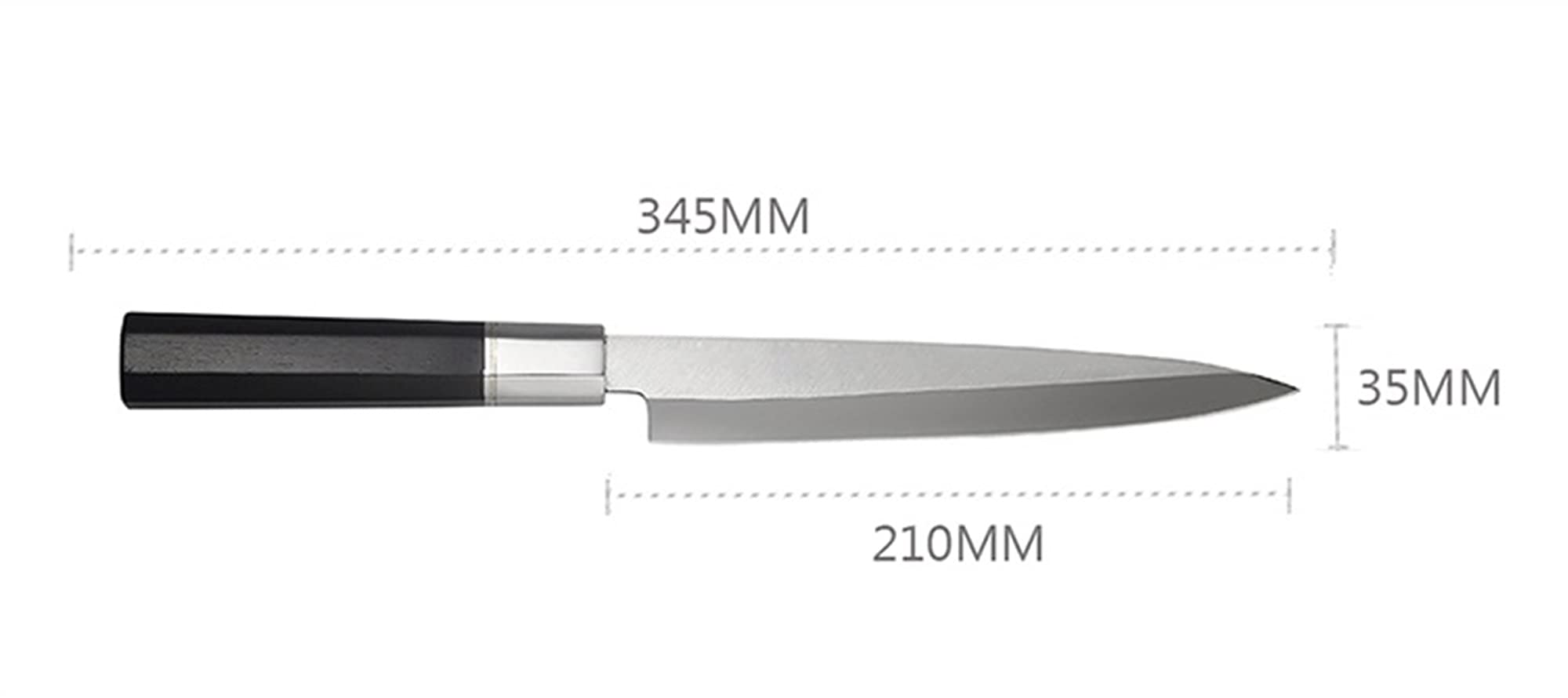 9 "Affettatura coltello da cucina filetto sashimi sushi yanagi coltelli salmone cloullever chef in linfaggio chef in acciaio al carbonio coltello cuoco utensili da cuoco