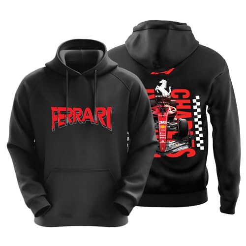 Image of DUDEME : Motorsport Hoodie 50+ Iconic Designs Unisex Hoodie Sweatshirt for Car Enthusiast 100% Cotton Hooded Neck Regular Fit Formula One Hoodie