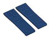 Rubber Watch Strap Band Compatible with Breitling Diver Pro III | Free Spring Bar Tool (22mm, Blue)
