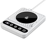 Misby Coffee Mug Warmer, Coffee Warmer for Desk with 6 Temp Settings, 8H Auto Shut Off Coffee Cup Wa