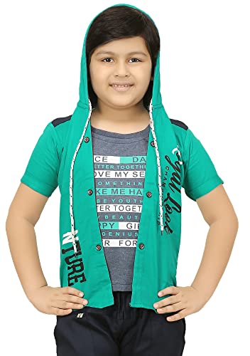 Image of Boys Hoodies Jacket with T-Shirt