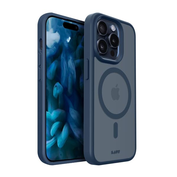 LAUTL_IP23D_HPT_DB,HUEX Protect case for iPhone 15 PRO MAX -Dark Blue