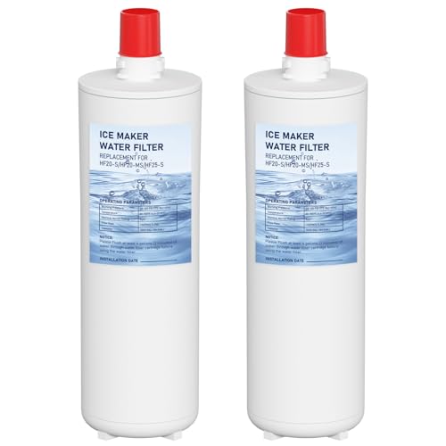 HF20-S HF20-MS HF25-S Water Filter Replacement Compatible with 3M High Flow Series Cartridge HF20-S 5615103/HF20-MS 5615109/HF25-S 5615203 Water Filtration System 2-Packs