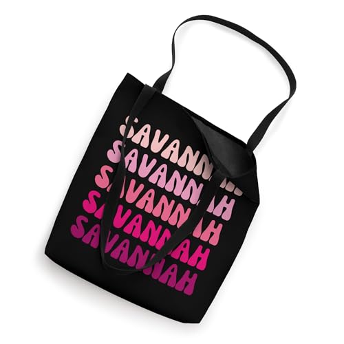 Bolso tote minimalista con nombre Savannah miniatura 2