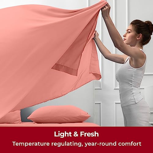 image for Mellanni Twin Sheets Set - 3 PC Iconic Collection Bedding - Hotel Luxu