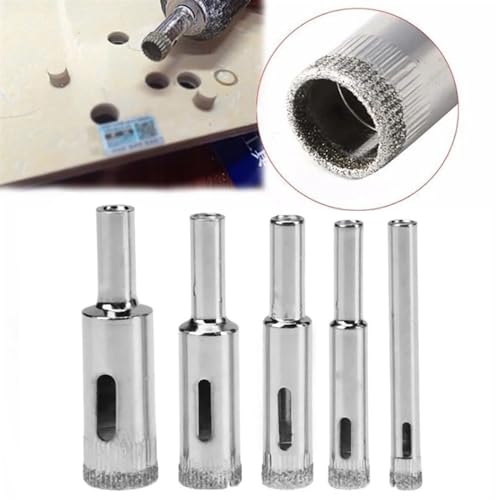 Set de 5 Brocas Diamante para Vidrio 6-14 mm miniatura 5