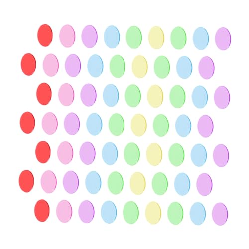 Kisangel 300pcs Colorful Bingo Chips Counting Props for Games Gambling and Learning Activities Fun and Markers for Boys and Girls and Adults