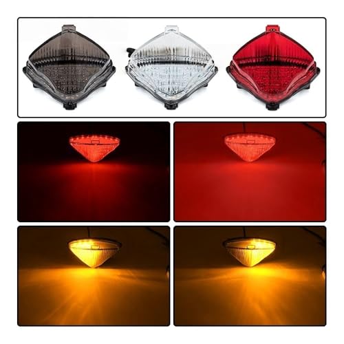 Luz trasera para YZF R1 2004 2005 2006 con freno e intermitentes integrados 3