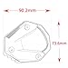 Mokiton Motorcycle Side Stand Extension Kickstand Plate Compatible With H.onda Transalp XL750 2023 2024 | Foot Pad Support XL 750 Transalp750 Accessories (black)