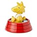 Enesco 6002278 Peanuts Ceramics Woodstock in Dog Dish Salt and Pepper Shakers, 3.875 Inch, Multicolor